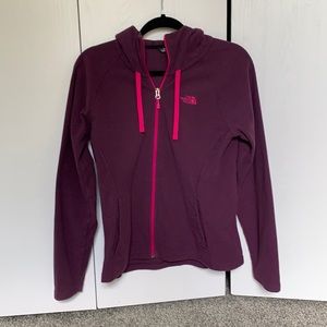 Purple fleece medium North Face jacket